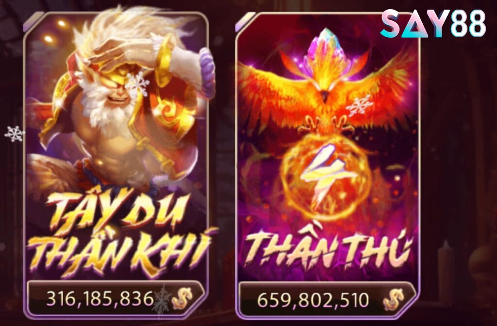 Game nổ hũ 4 Thần Thú  hấp dẫn